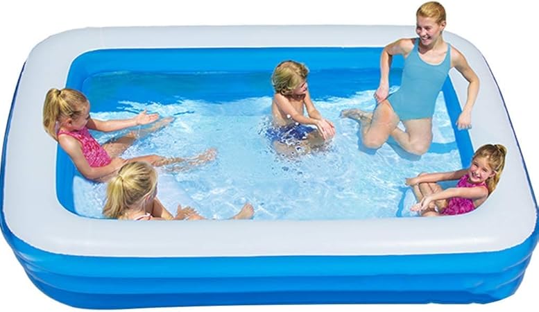 large rectangular paddling pool