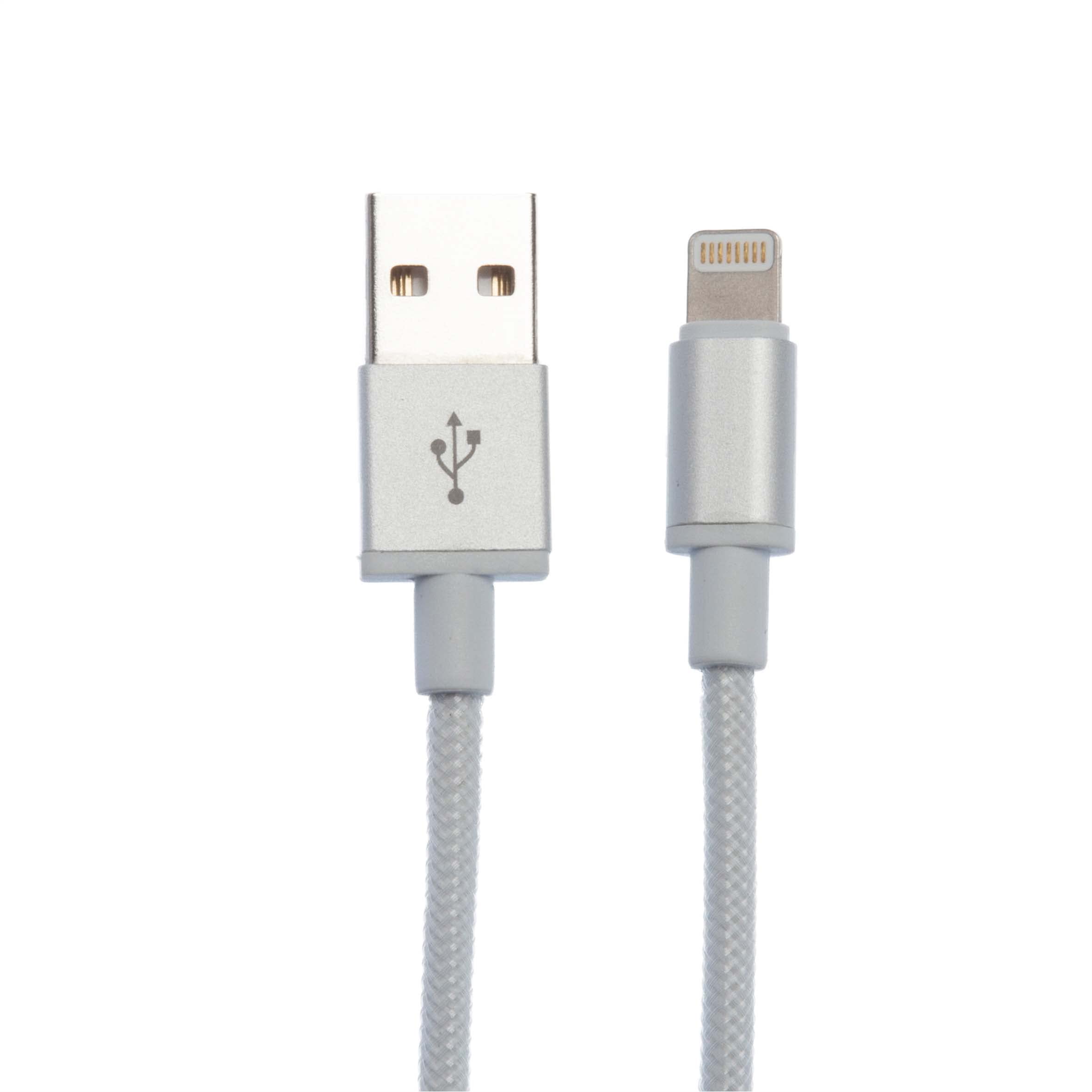 APM 600267 USB Cable 2A 1 m Nylon 1 m Grey
