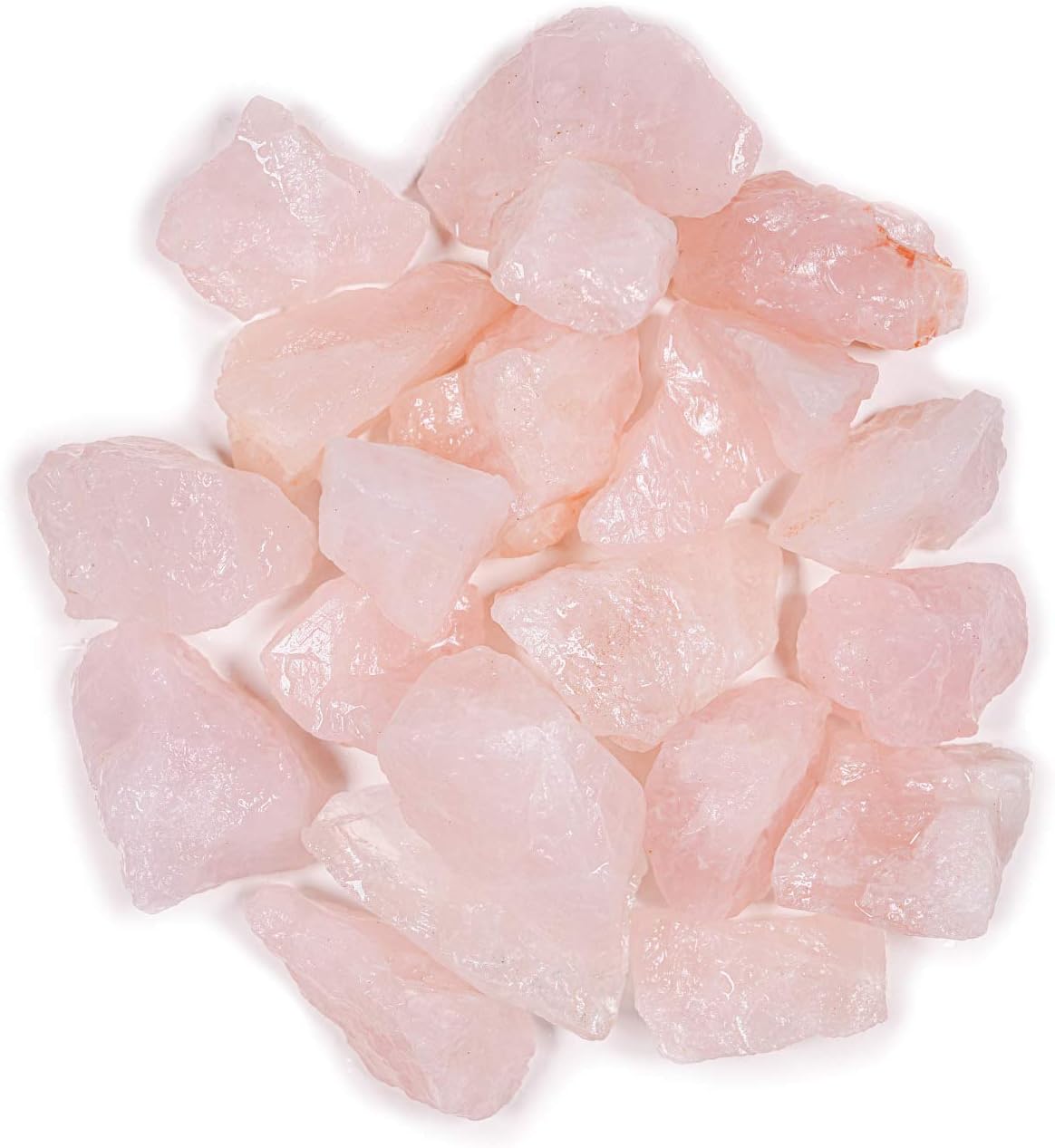 Hardscaping Materials - Crystal Allies 1 Pound Bulk Rough Rose Quartz Reiki Crystal Healing Stones Large 1