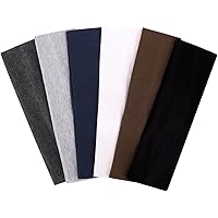 3 Fascie Per Capelli In Cotone MapofBeauty - Elastiche Per Yoga, Sport E Palestra (Bianco, Rosa, Arancione) - Foto 12