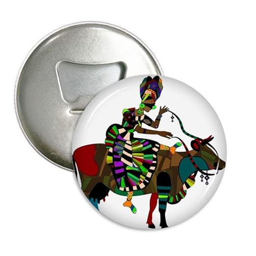 Vaca Ride China Minoría Dressing Totem redondo abridor de botellas ...