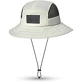 Timberland Mesh Panel Men's Bucket Hat, Wide Brim Sun Hat with Adjustable Chin Cord, Perfect for Outdoor Adventures