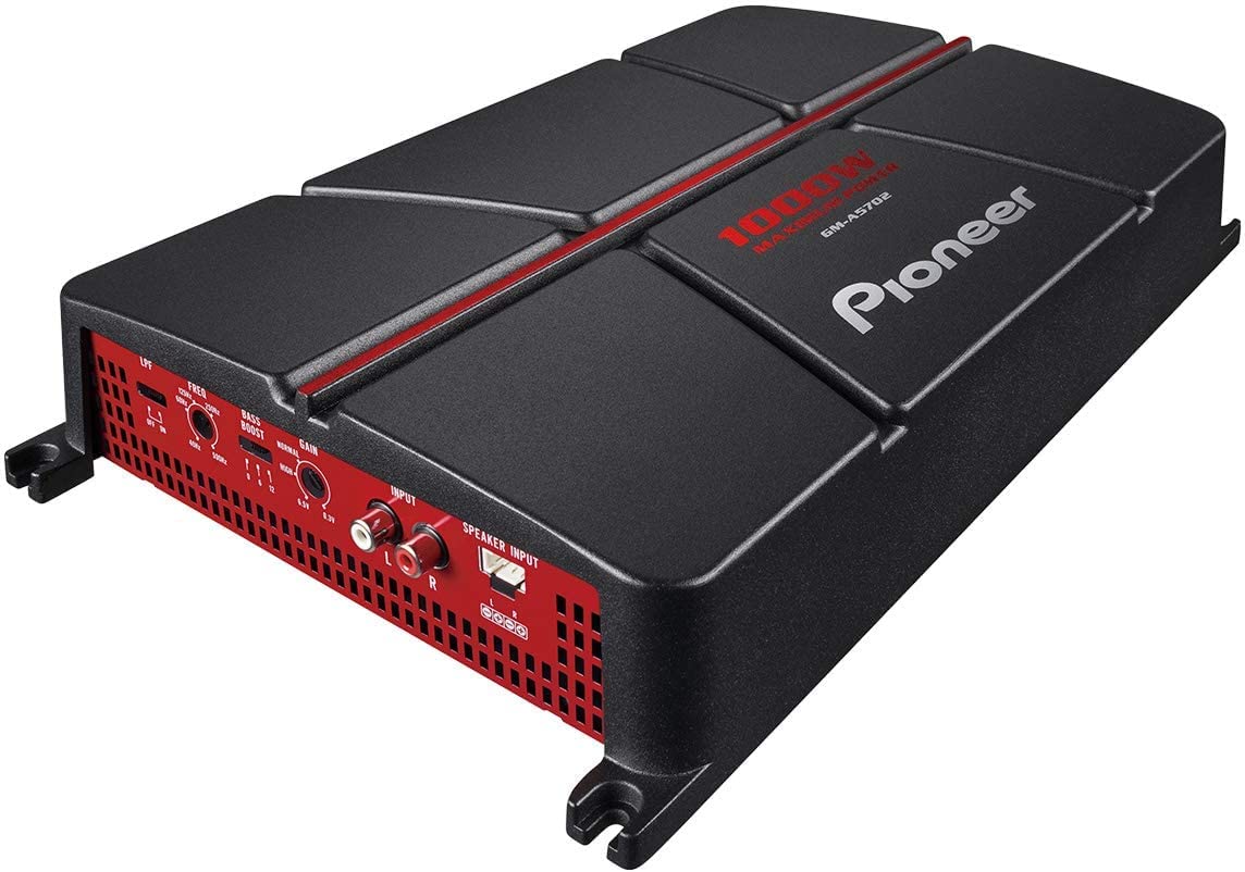 Pioneer GM-A5702 2-Channel Bridgeable Amplifier (1000W) with Bass Boost , black