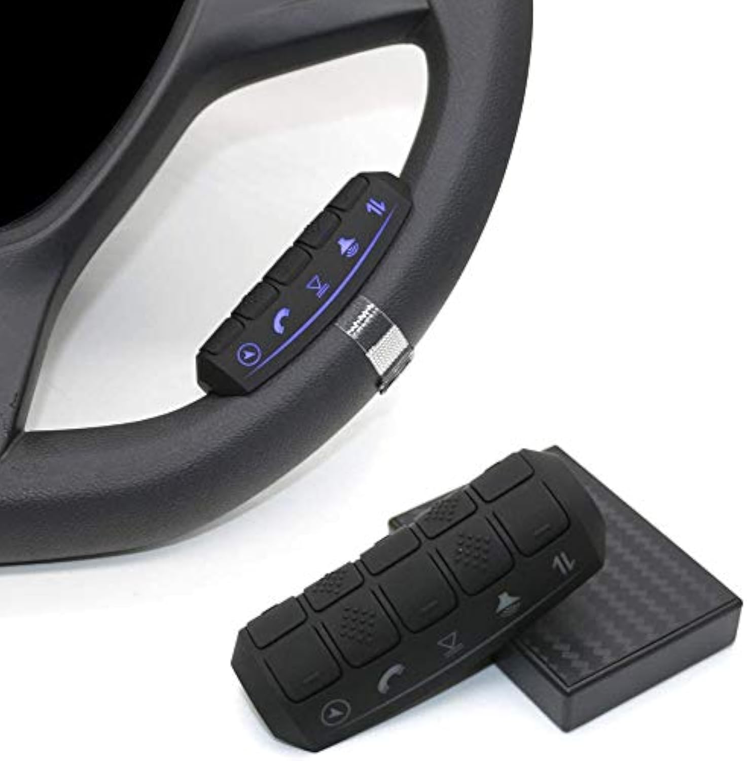 Photo 1 of Car DVD GPS Player Wireless Remote Controller, Steering Wheel Remote Control Button for Car Navigation DVD 2 din Radio Bluetooth Steering Control