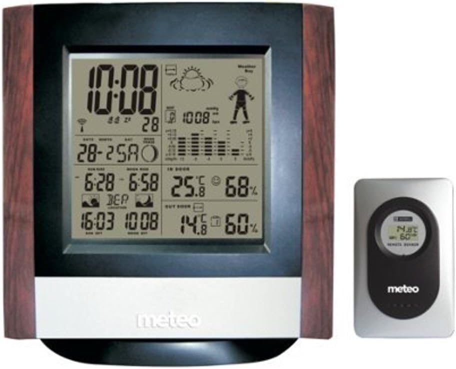 Meteo Maison Station Météorologique SP55 avec Horloge, Dateur et — free download