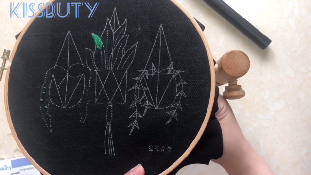 6 Embroidery+Starter+Pattern+Kissbuty+Including