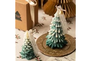 SLOWLYTALK Candle Molds - Silicone Mold for Candles Making, DIY 3D Moulds for Soy Wax, Beeswax, Scented Candle, Valentine's Day Gifts (Tree)