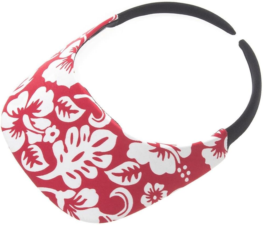 No Headache Original Size Print Sport Sun Visor (Hawaiian Print) at
