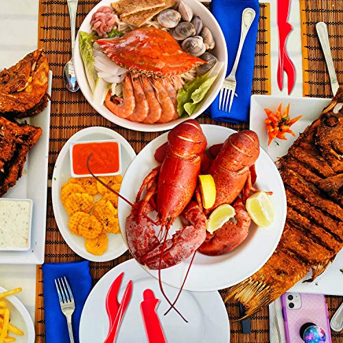 Crab and Lobster Tools Crab Leg Crackers and Picks Set, Picks Knife