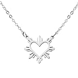 Philippine Heart Sun Necklace, Filipino Flag
