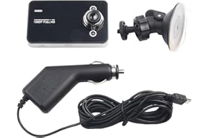 HD 1080P Dual Lens Front and Rear Camera Dash Cam with 170-Degree Wide Angle, G-Sensor, Motion Detection and for Car DVR Vide