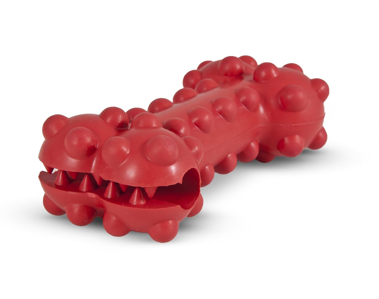 Petmate 30915 Dogzilla Knobby Bone Pet Toy, Large, Red cheap drheidt.de