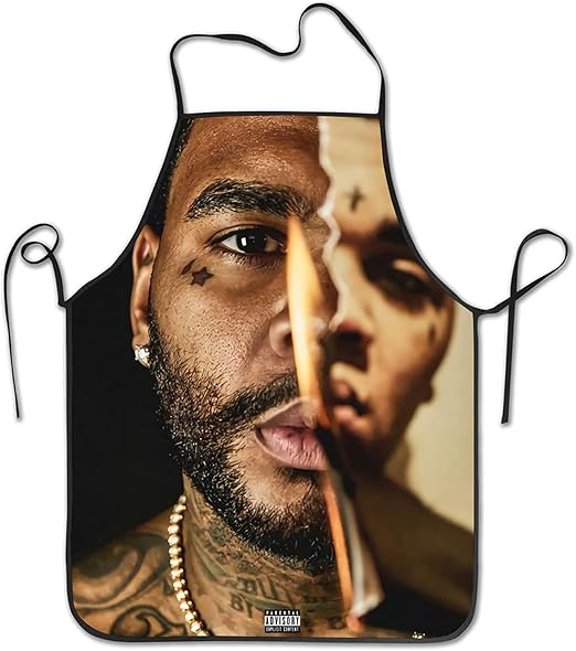 Ke-Vin Gat-Es (1) Babero de cocina unisex con cuello ajustable para