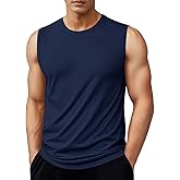 MAGNIVIT Men's Cotton Tank Tops Workout Gym Moisture Wicking T Shirts Muscle Athletic Sleeveless Top