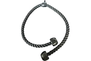 KORIKAHM Long Tricep Rope, Rope Pull Down Attachment 47 55 63Inch Length Long, Tricep Rope Cable Attachment, Tricep Pull Down Rope for Home Gym Pulley System,Cable Machine Attachment