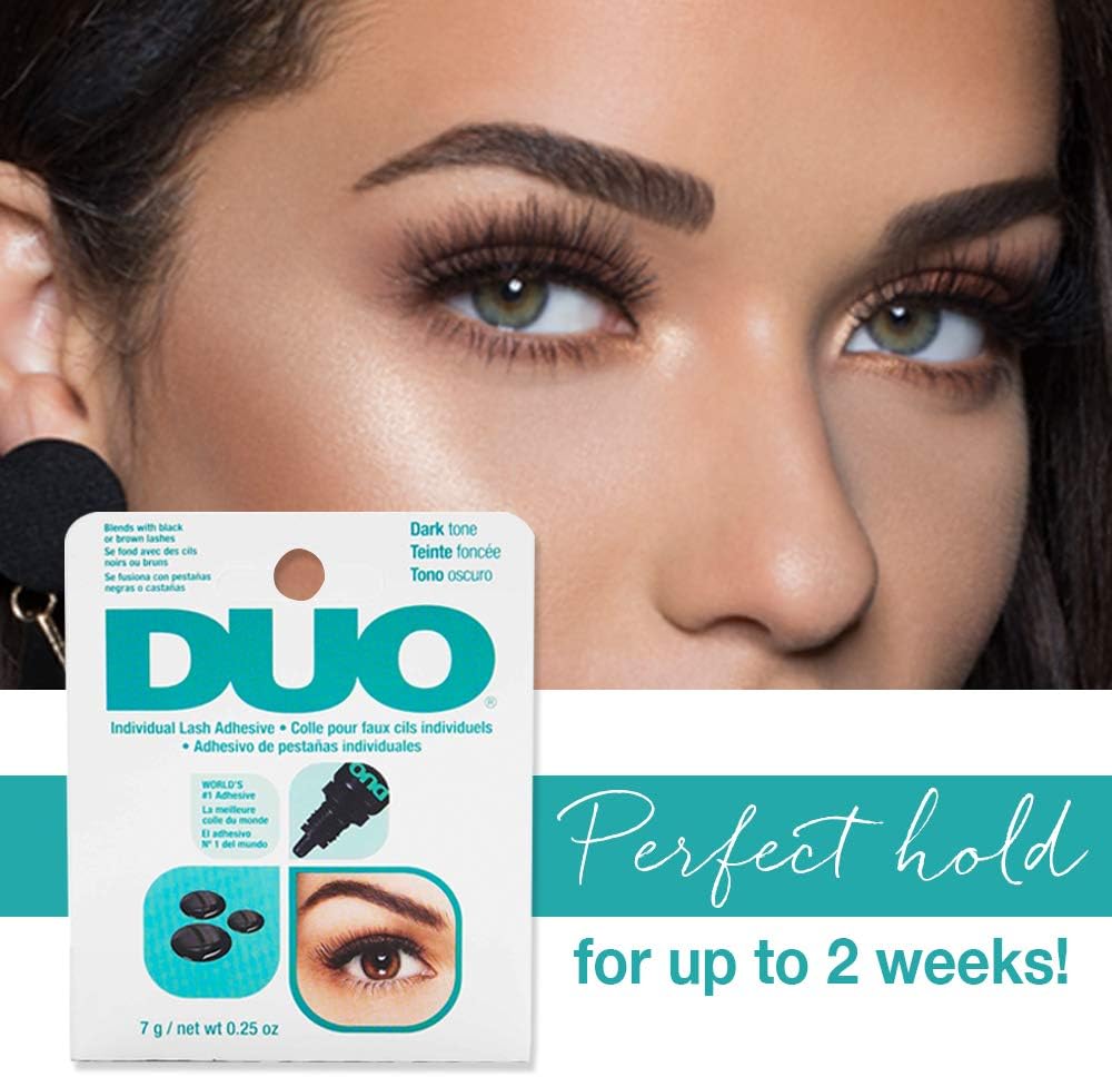 Duo Dark Lash Glue, Individual False Eyelash Adhesive, Striplash Adhesive, Latex Free, Rapid Dry, Dries Black, 7 g, (Pack of 1) - Image 3