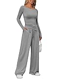 LILLUSORY Womens Lounge Two 2 Piece Fall Matching