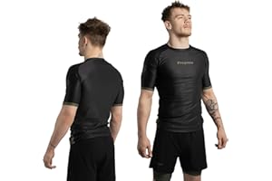 Progress Jiu Jitsu Academy Short Sleeve Rashguard | Comfortable & Durable BJJ Rash Guard | Flexible Rash Guard for Grappling