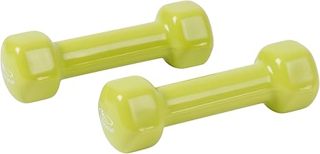 Hudora Fitness Juego de Pesas Vinilo 2 x 1 kg, 76745: Amazon.es ...