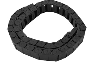 Towline Nylon Cable Drag Chain, 15mmx30mm Nylon Cable Drag Chain High Elasticity Cable Carrier for CNC Router Mill