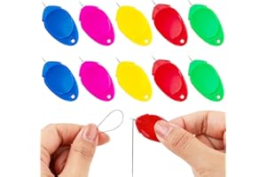 OTXKXBLP 10 Pcs Needle Threader for Hand Sewing,2025 New Upgraded Automatic Sewing Machine Needle Threader Tool,Embroidery Simple Needle Threader,Automatic Threading Aid Needle Threader Tool