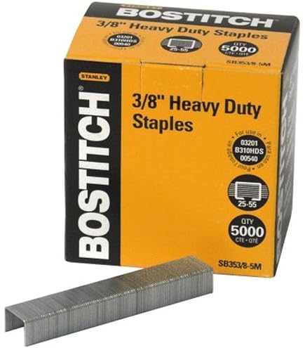 5,000 Arrow #266IP 3/8" Staples – 10mm, Domed Head – Fits Bostitch H30-6 & More