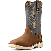 Ariat Men's Activator VentTEK Steel Toe Work Boot, Alamo Brown/Stone Grey, 9 Wide