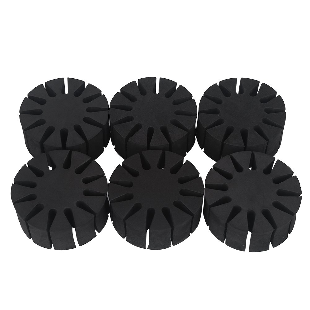 Asixx Arrow Holder, 6 Pcs Durable EVA Foam Round Rack Arrow Separator Holder Outdoor Hunting Archery Accessory for Arrows Whose Diameter Varies from 6 mm to 8 mm