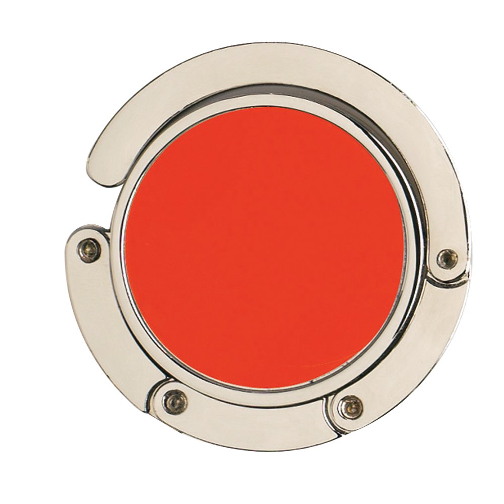 eBuyGB Pack of 10 Folding Handbag and Purse Hanger Clip (Red)