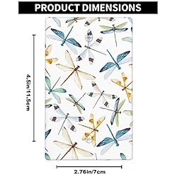 Pznen Light Switch Cover Plate, Dragonfly Garden