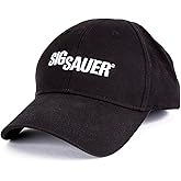 Sig Sauer Unisex Classic Twill Durable Breathable Cotton Adjustable Active Sports Outdoor Range Shooting Hunting Black Cap
