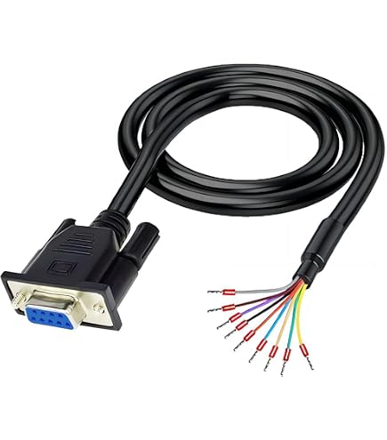 Cable Wholesale 10ft DB9 Serial Extension Cable – RS-232 Male To Female, Black, WC-10D1-03210BK