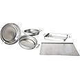 360 Stainless Steel Bakeware Set, Handcrafted in the USA, 5 Ply, Surgical Grade Stainless Bakeware, 5 Piece Set (Large Cookie