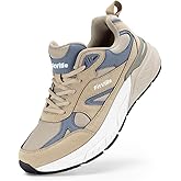 FitVille Wide Walking Shoes for Men Extra Wide Width Sneakers with Arch Support for Flat Feet Heel Pain Relief Plantar Fasciitis - Rebound NEO V1