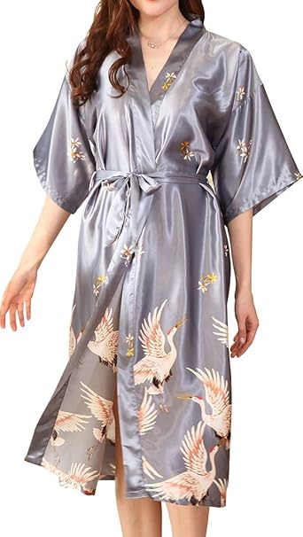 kimono seta lungo
