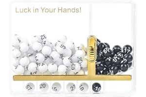 HUGE HAPPINESS Lotto Random Number Picker Use for Play Powerball and Mega Millions, Interesting Finds for Lottery Lover, Fun Desk Decor at Office, Novelty Toys for Men, Funny Gifts for Coworkers and Friend(10x7.5cm)