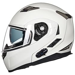 ILM Bluetooth Integrated Modular Flip up Full Face
