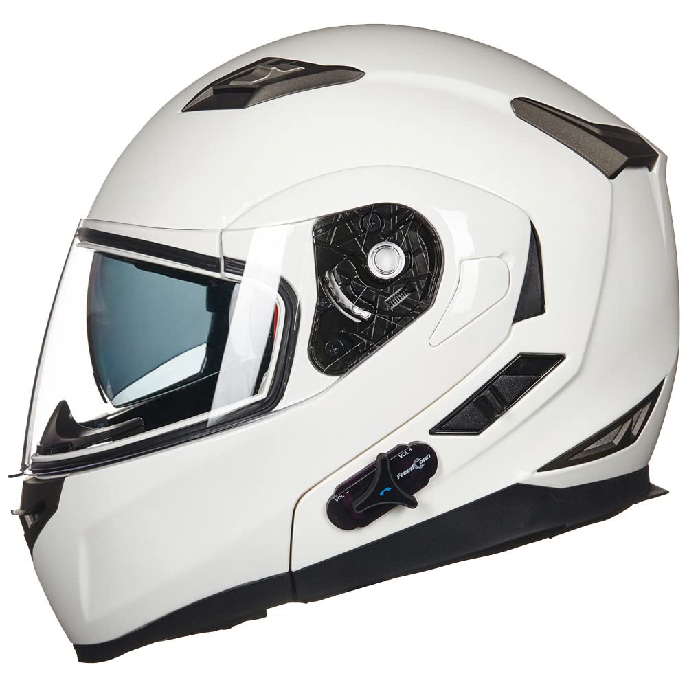 ILM Bluetooth Integrated Modular Flip up Full Face