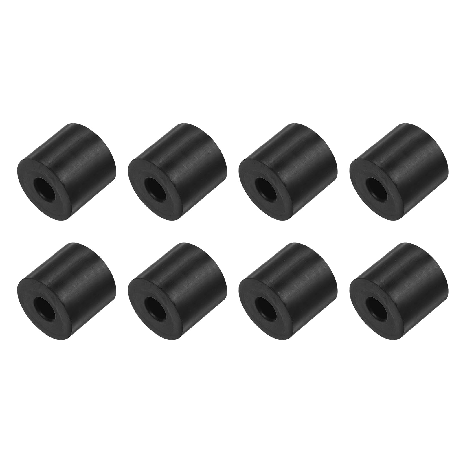 Kozelo 8pcs Rubber Spacer [10x30x30mm] Anti Vibration Isolation Pads, for Home Cars Boat Accessories, Neoprene, Black
