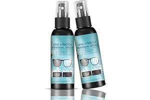 GENERIC 2pcs Lens Scratch Remover Spray,Scratch Repair Tool for Eyeglass and Sunglasses,with Cleaning Lenses and Removing Screen Scratch,Glasses Polishing Cleaning Fluids Kit