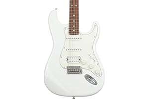 Fender Player Stratocaster HSS Electric Guitar, Polar White, Pau Ferro Fingerboard