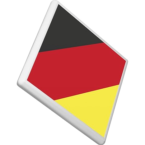 Aufkleber'Deutschland' - 44,5x44,5cm - passend für z.B. Camping Kathrein BAS-66 BAS-65 Sat-Schüssel