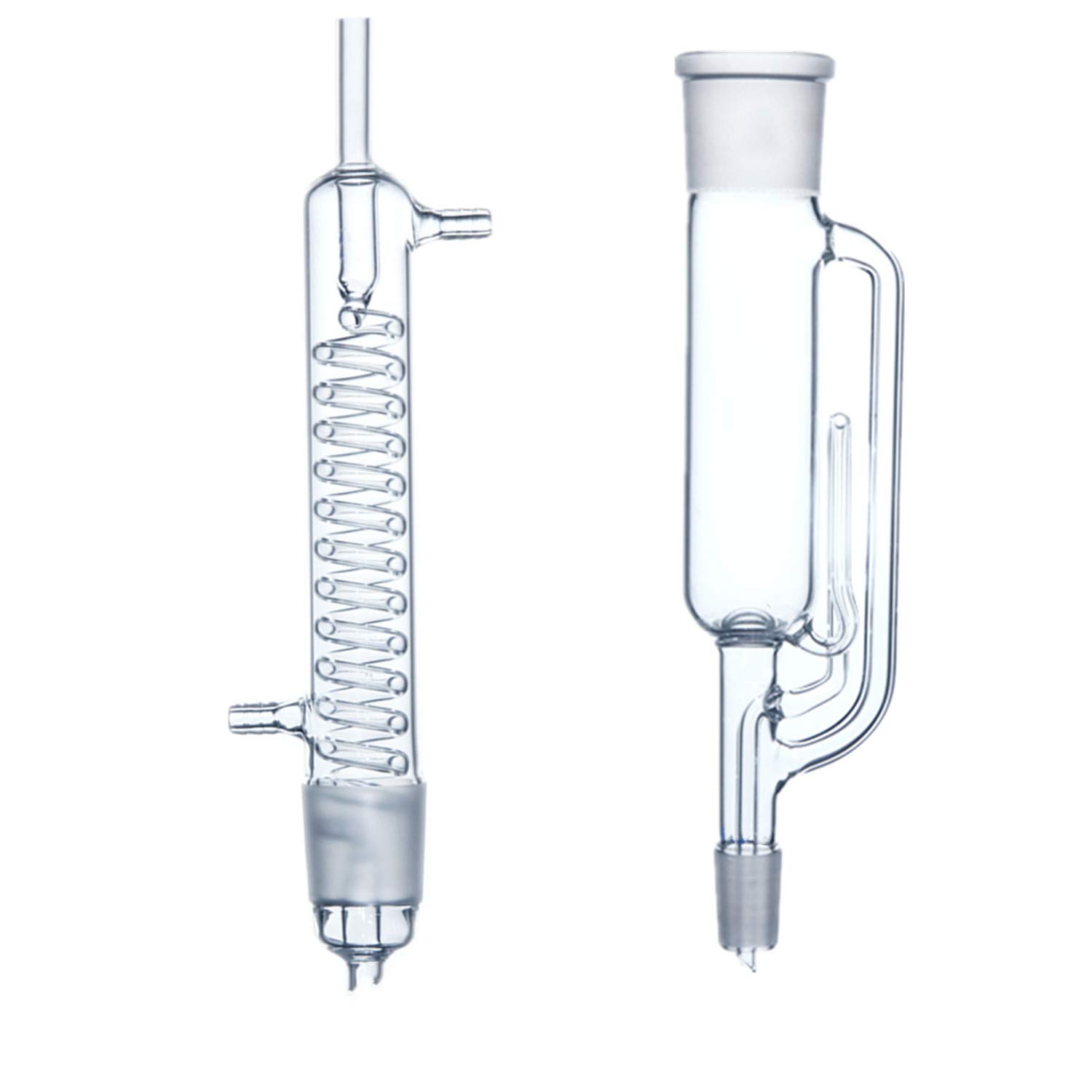 Deschem 500ml 24 40 Glass Soxhlet Extractor Graham Coil