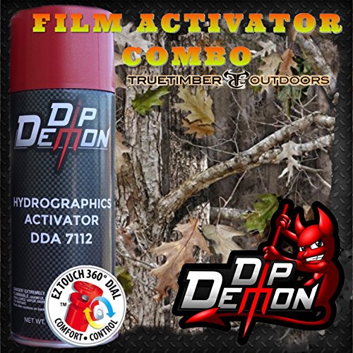 Combo Kit True Timber Kanati Mini Hydrographic Water Transfer Film Activator Combo Kit Hydro Dipping Dip Demon