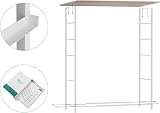 YITAHOME 5-Drawer Chest Organizer Non-Woven Fabric Grey White Metal Frame view 8