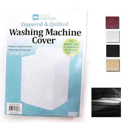 1 acolchado lavadora secador en vinilo con cremallera cremallera ...