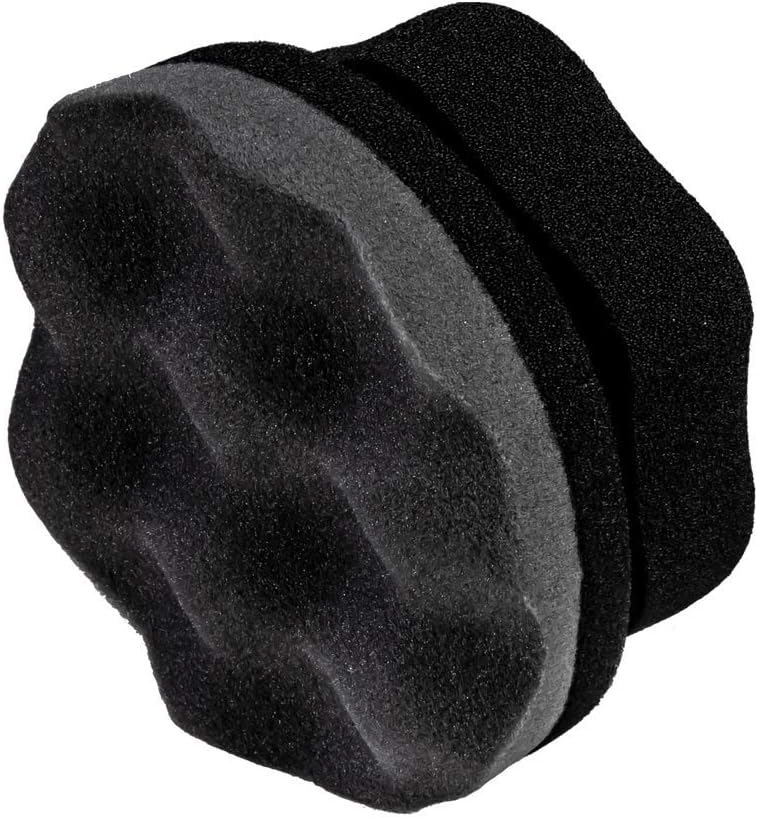 Adam's Pro Tire Hex Grip Applicator - Tire Shine Car Detailing Foam Sponge Tool | Car Cleaning Supplies After Car Wash Tire Cleaner | for Vinyl Rubber & Trim Accessories | Wheel Cleaner Rim (1 Pack): Automotive