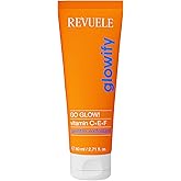 Revuele Go Glow! Gentle Exfoliant 2.7 fl.oz (80 ml) – With Vitamins C, E & F – Brightening & Hydrating Daily Face Gel Polish – Smoother, Radiant Skin