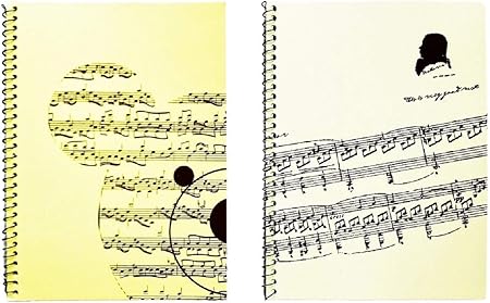 Amazon Shantrip 五線譜 音楽ノート 10段 B5 50頁 2冊 セット 白 ノート 文房具 オフィス用品