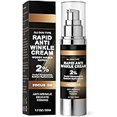 Wrinkle Cream for Men & Women: Age Defender Anti-Aging Face Cream with Hyaluronic Acid, Collagen & Shea Butter – Firming & Smoothing Face Moisturizer to Reduce Fine Lines & Wrinkles, 1.7oz